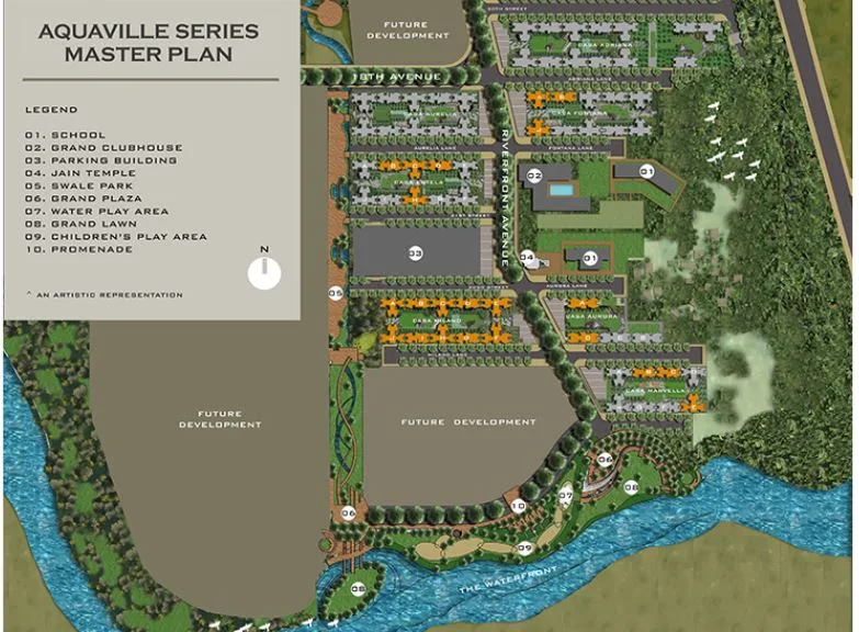 Palava Marvella B,C,D,E,F,G, Kalyan — floor plan 1