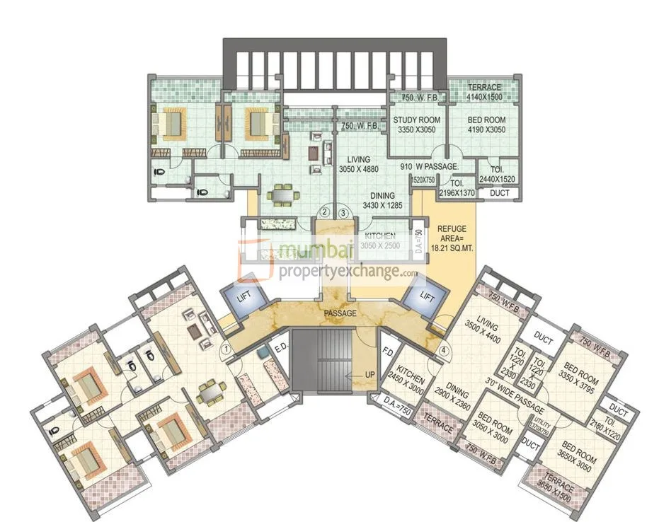 Sai Saakshat, Kharghar — floor plan 1