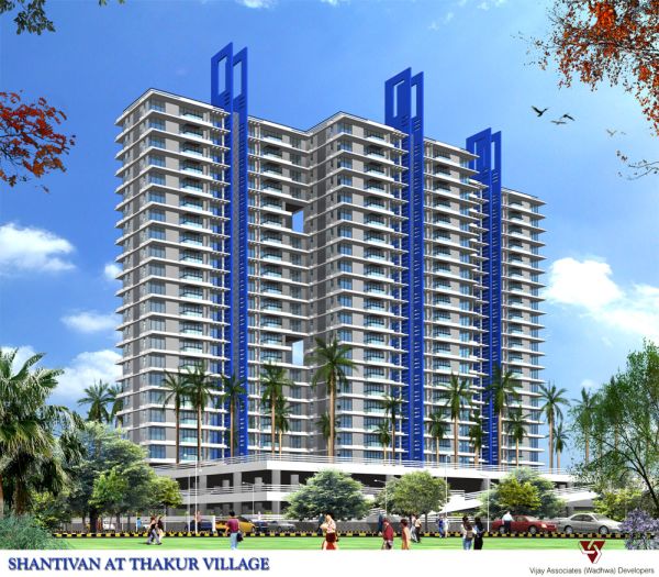 2 BHK Unfurnished in Shantivan , Kandivali East