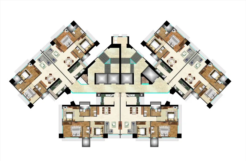 Adhrit, Malad West — floor plan 1
