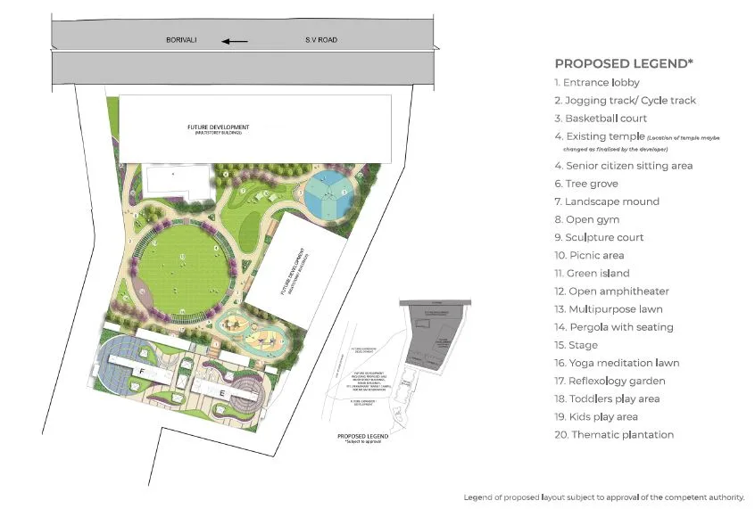 Chandak Nishchay, Dahisar East — floor plan 1