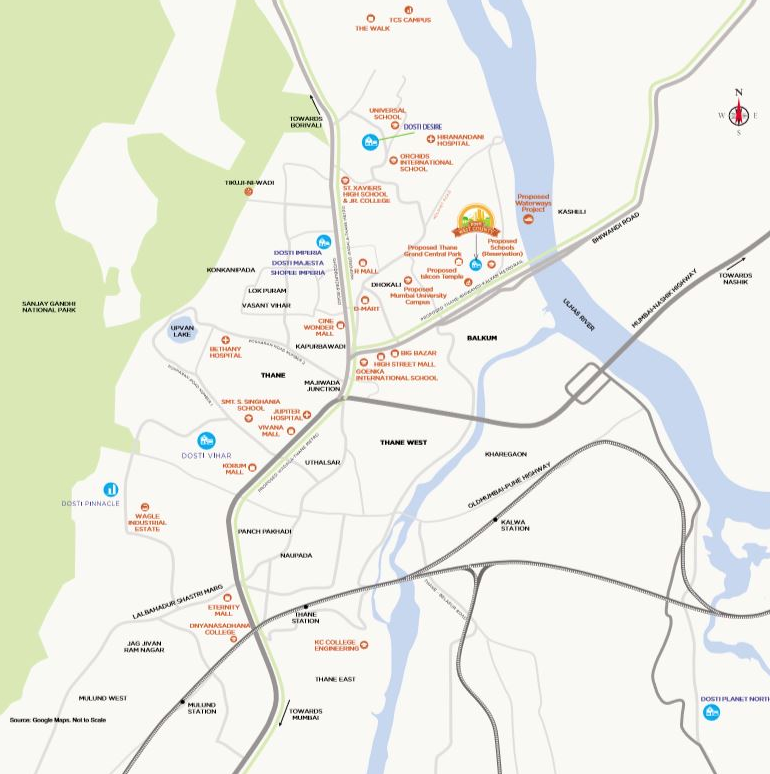 Dosti West County - Dosti Nest, Thane West — floor plan 2