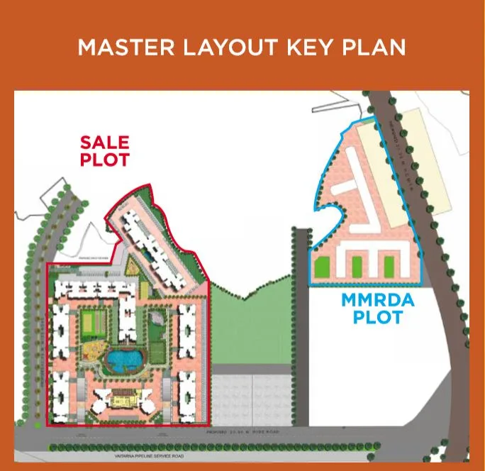 Dosti West County - Dosti Cedar, Thane West — floor plan 1