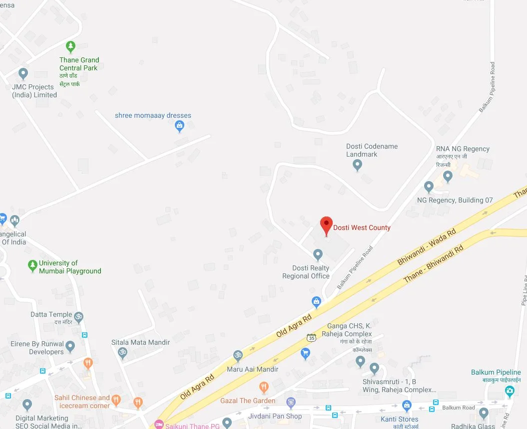 Dosti West County - Dosti Cedar, Thane West — floor plan 2