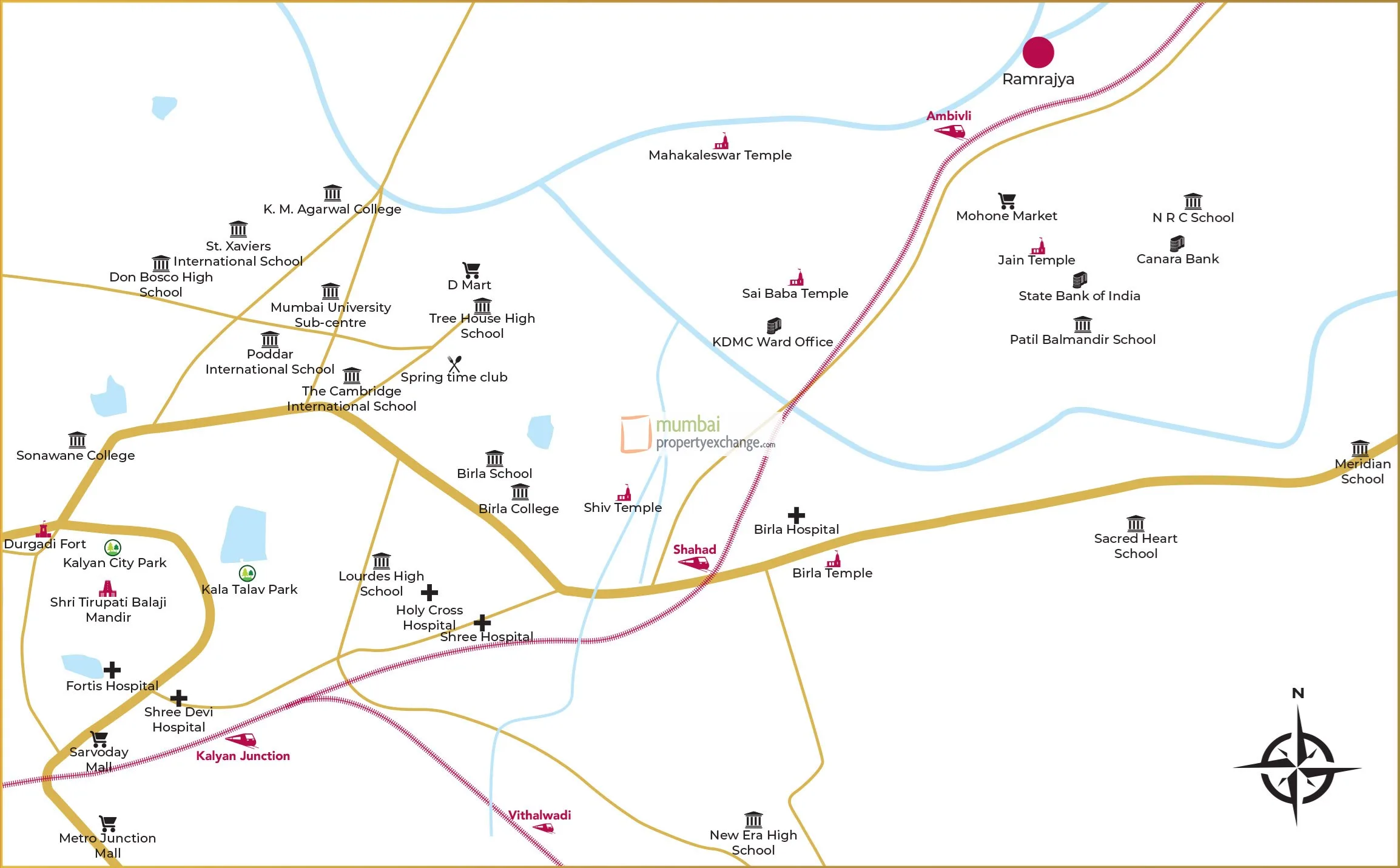 Ramrajya - Neptune Ekansh D, Ambivali West — floor plan 2