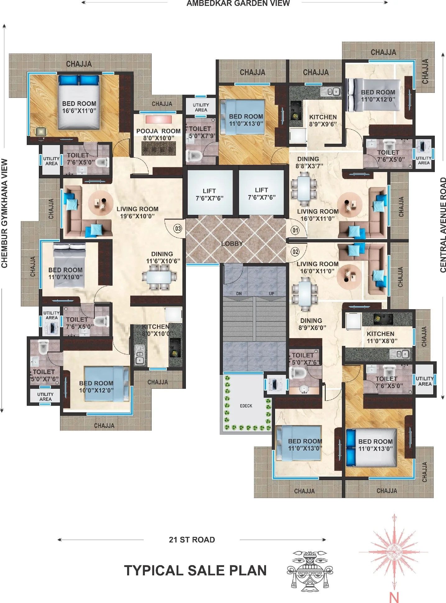 Apsara Heritage, Chembur — floor plan 1