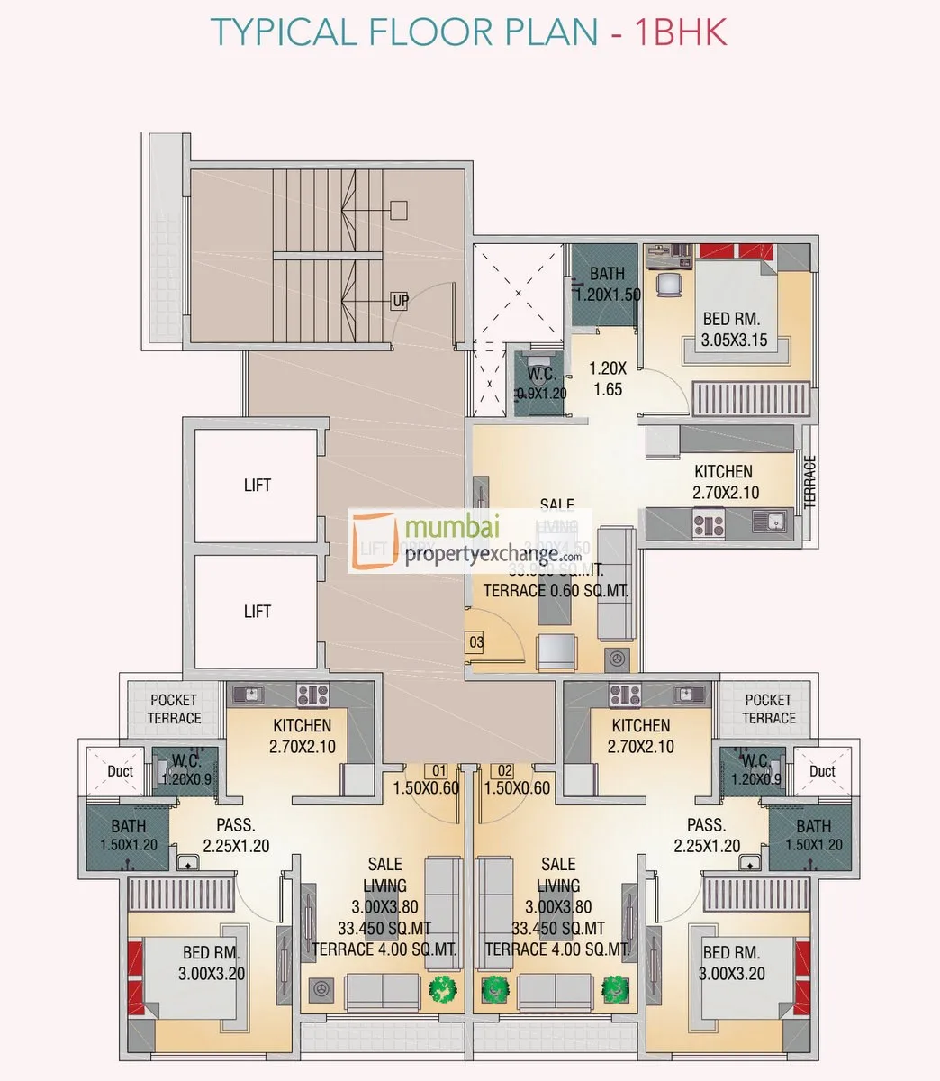 Sanghvi Atlanta, Bhandup — floor plan 1