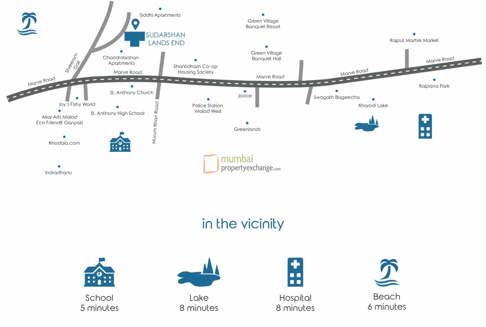 Sudarshan Lands End, Malad West — floor plan 2