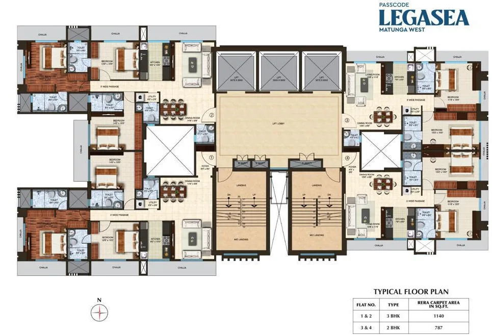 Spenta Medius, Matunga — floor plan 1