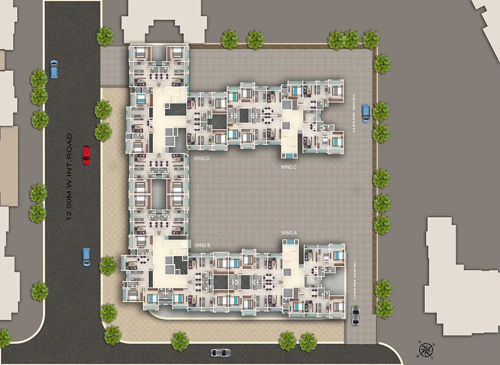 Ekta Parksville Regent Park, Virar — floor plan 1
