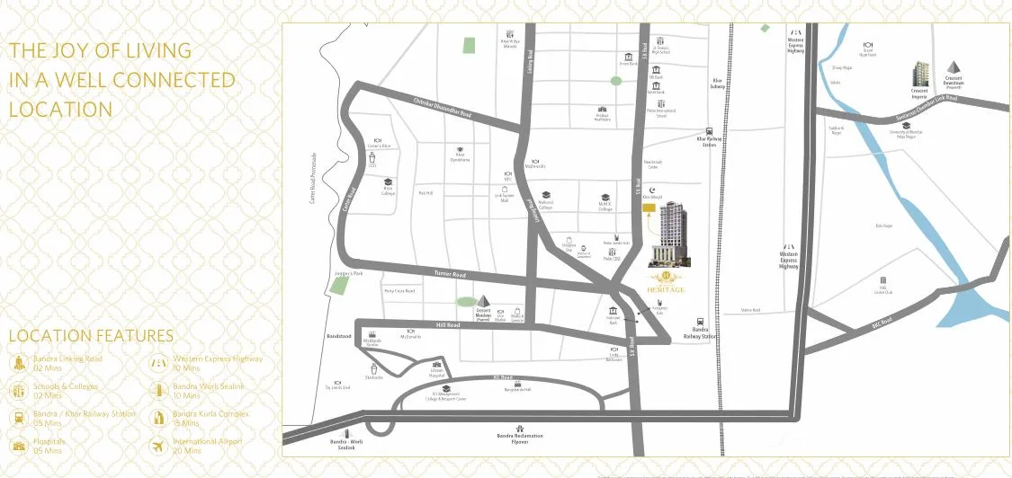Crescent Heritage, Khar West — floor plan 2