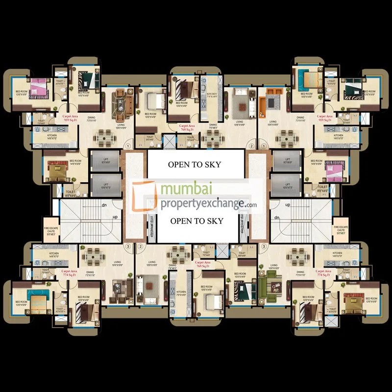 Anant Bhoomi, Kandivali West — floor plan 1
