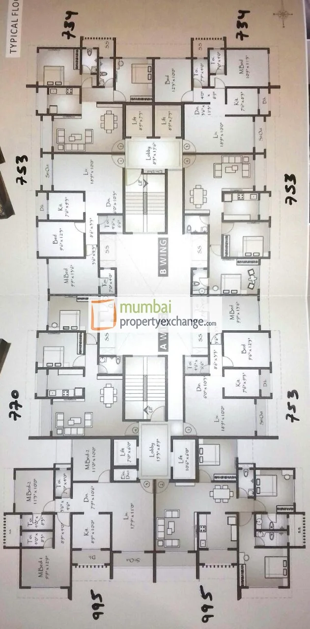 Bhimashankar Height, Dahisar West — floor plan 1