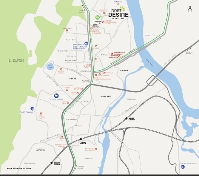 Dosti Desire Joy, Thane West — floor plan 2
