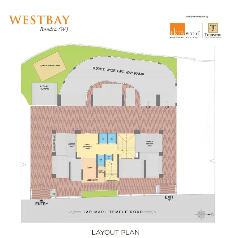 Ekta World WestBay, Bandra West — floor plan 1
