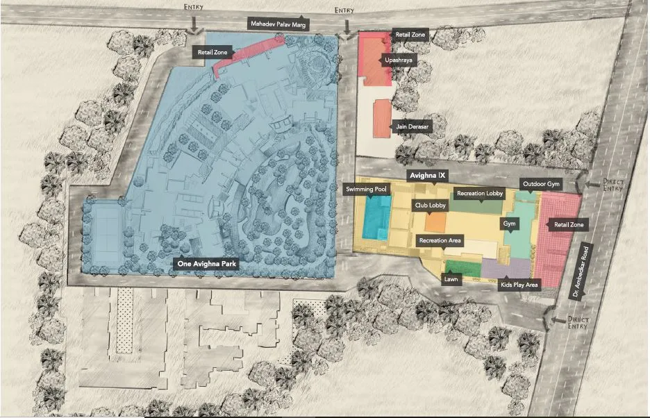 Avighna IX, Lower Parel — floor plan 1