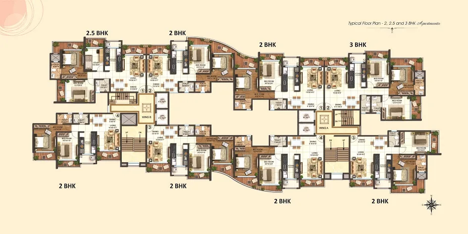 Elanza, Santacruz East — floor plan 1