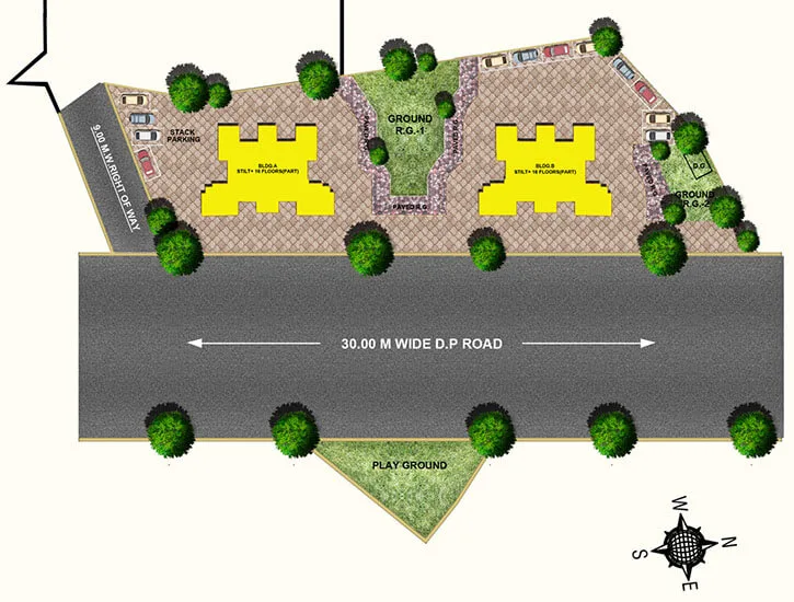 Raunak Delight, Thane West — floor plan 2