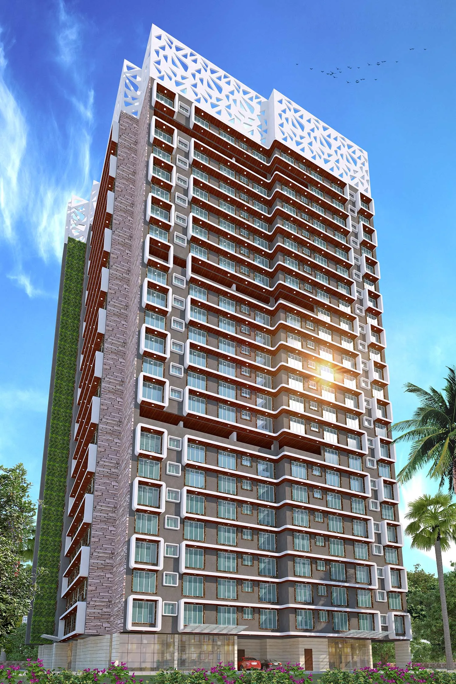 2 BHK Semi-Furnished in Powai Cosmopolitan Society