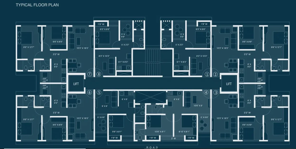 Platinum Casa Divine, Andheri West — floor plan 1
