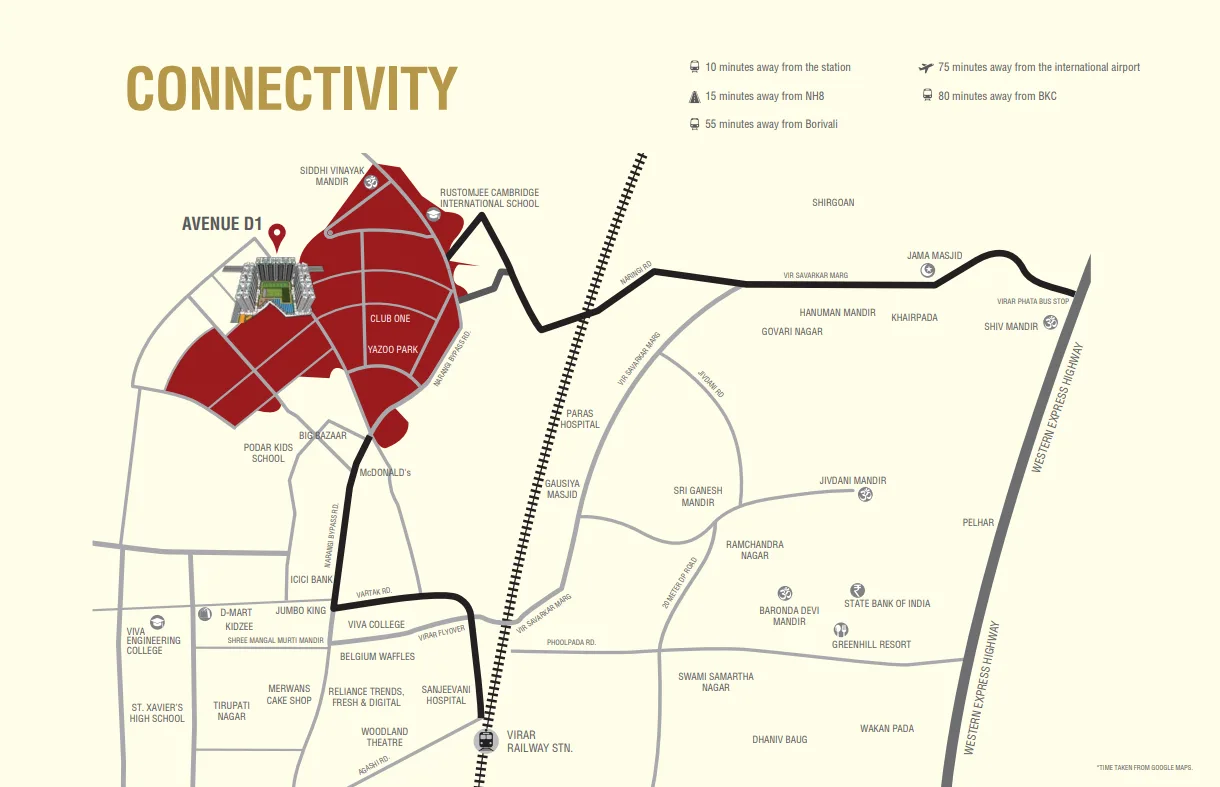 Rustomjee Global City Avenue D1, Virar — floor plan 2