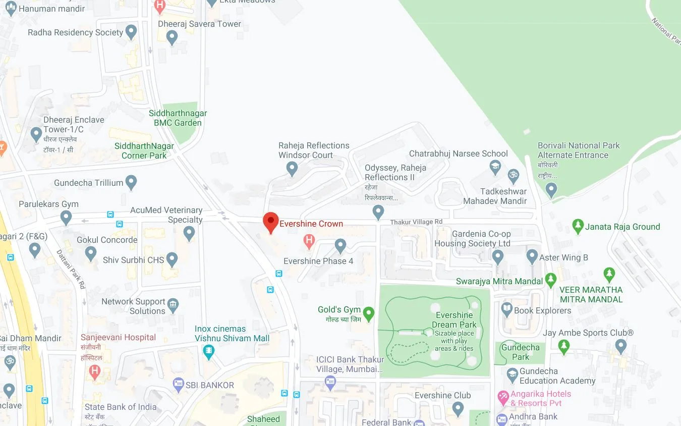 Evershine Crown, Kandivali East — floor plan 2
