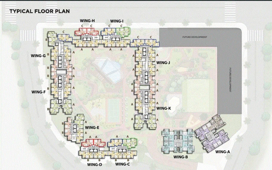 Omkar Sereno, Andheri East — floor plan 1