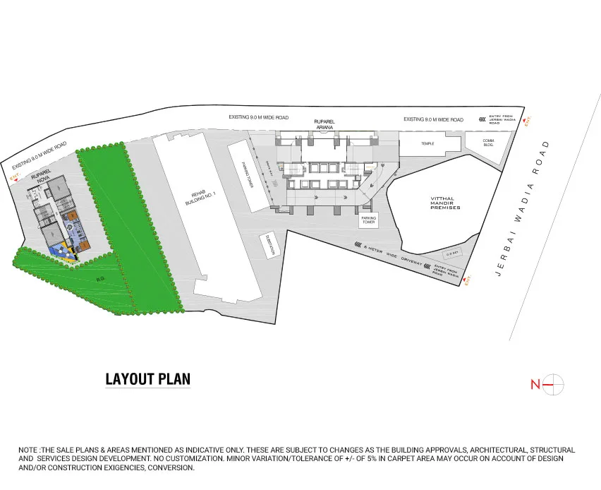 Ruparel Nova, Parel — floor plan 1