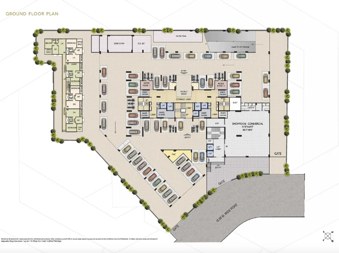 Goodwill Unity, Sanpada — floor plan 1