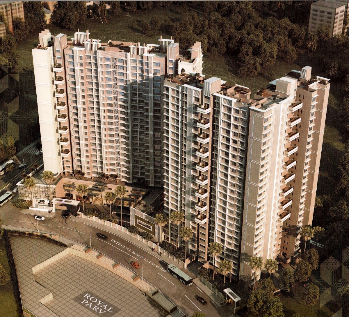 1 BHK Semi Furnished in Royal Pristo, Malad East