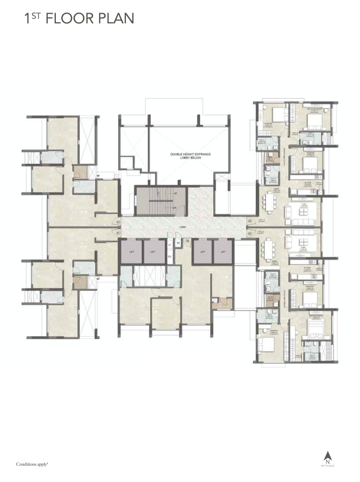 Kalpataru Imperia, Santacruz West — floor plan 1