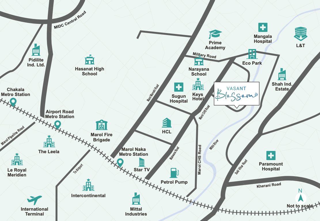 Sheth Vasant Oasis Jolan Tower 14, Andheri East — floor plan 2