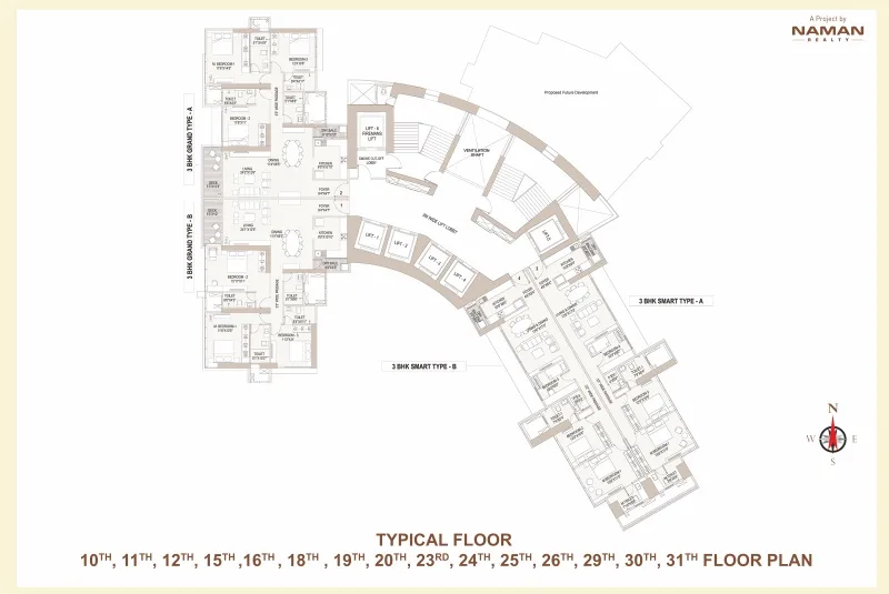 Mahavir Ville, Matunga — floor plan 1