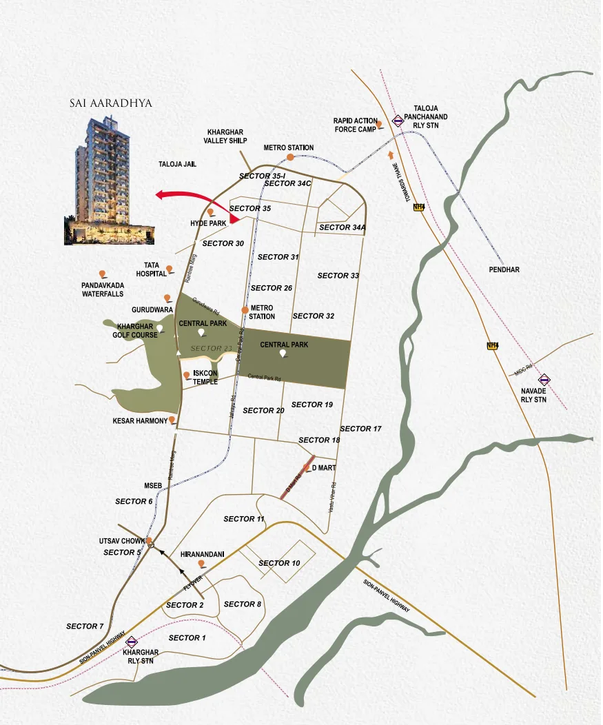 Sai Aaradhya, Kharghar — floor plan 2
