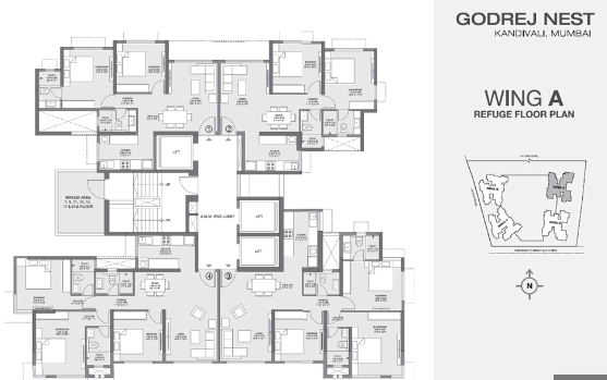 Godrej Nest, Kandivali East — floor plan 1