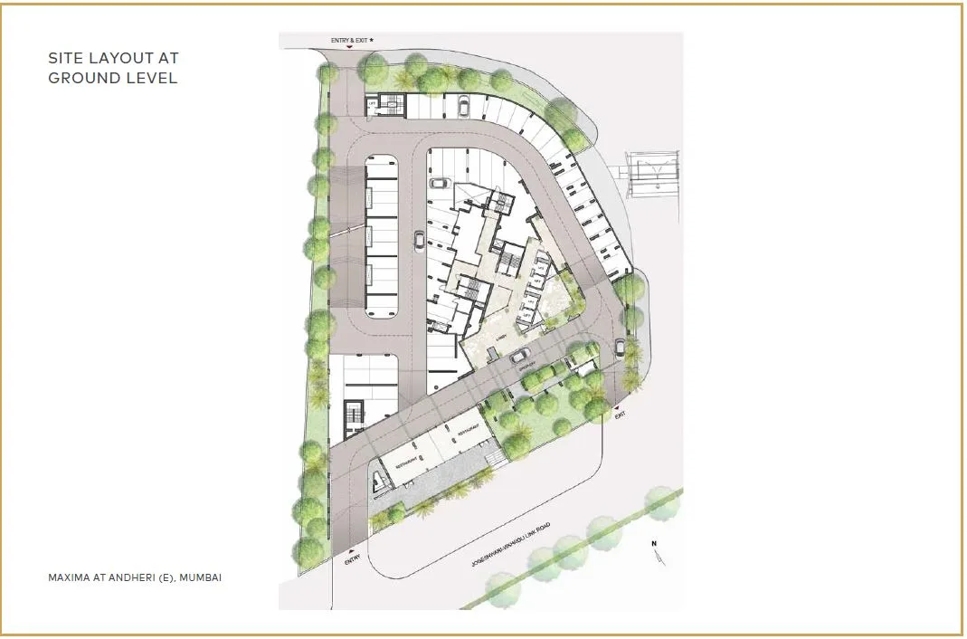 Oberoi Maxima, Andheri East — floor plan 1