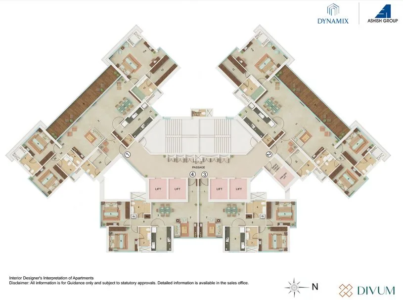 Dynamix Divum, Goregaon East — floor plan 1