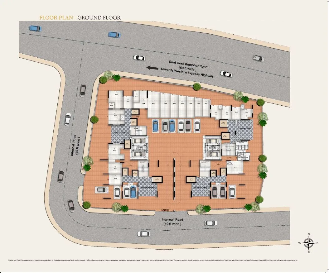Ariana Residency, Borivali East — floor plan 1