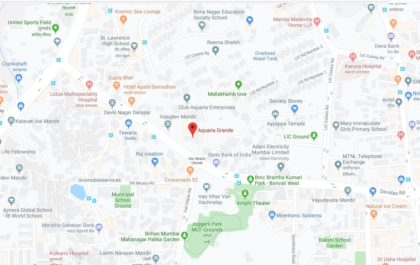 Aquaria Grande, Borivali West — floor plan 2
