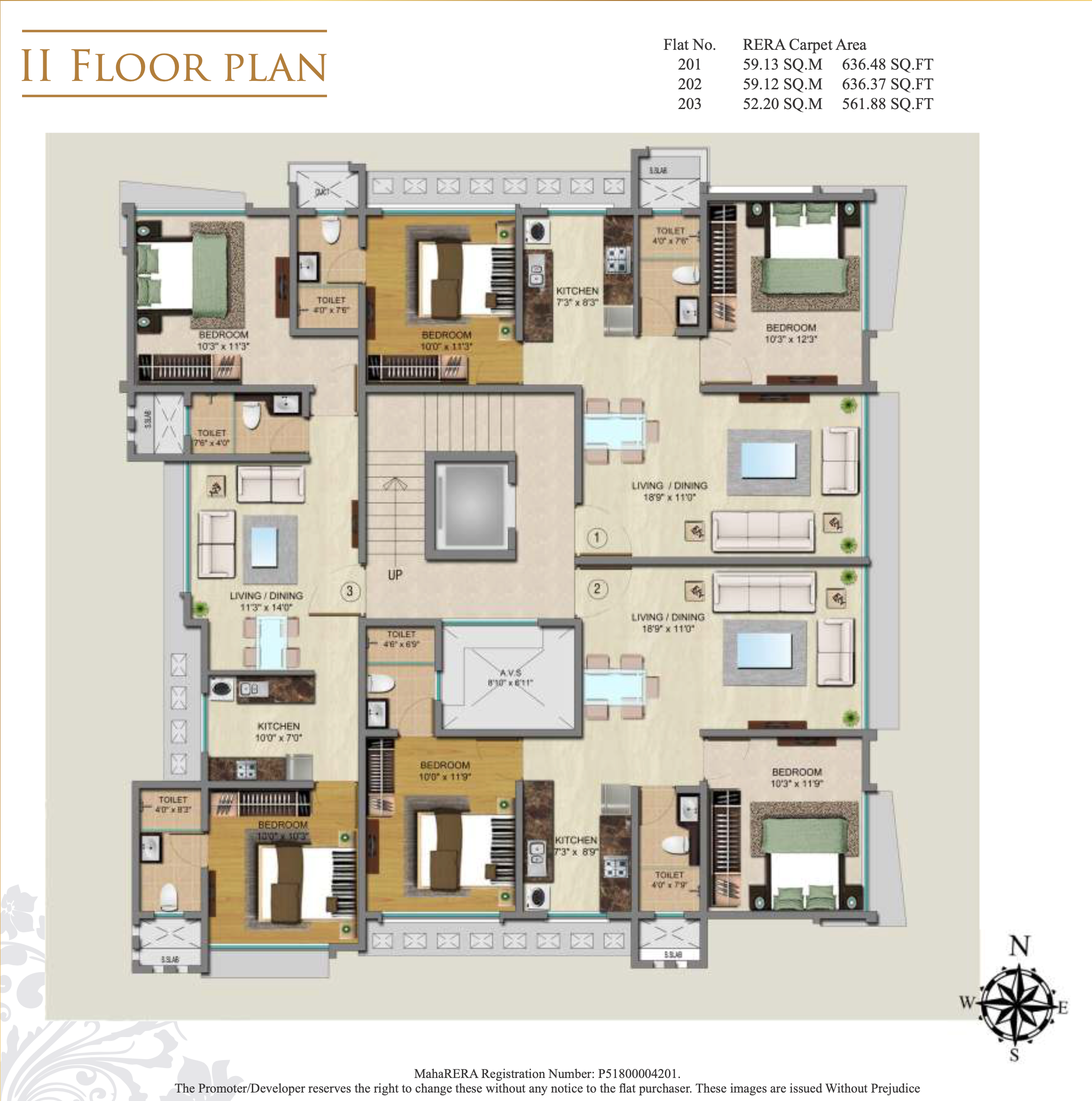 Sheela Smruti, Vile Parle East — floor plan 1