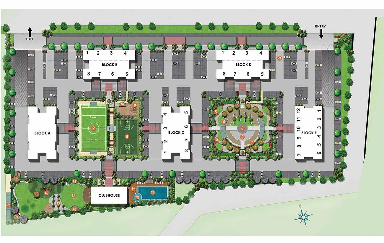 Mahindra Happinest Kalyan, Kalyan — floor plan 1