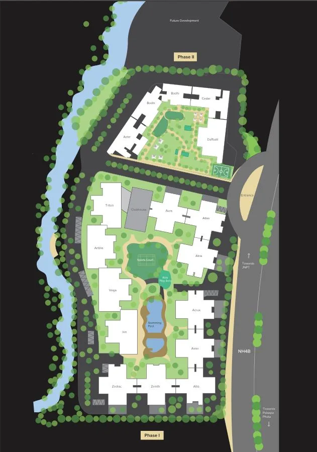 Marathon Nexzone Antilia - 2, New Panvel — floor plan 1