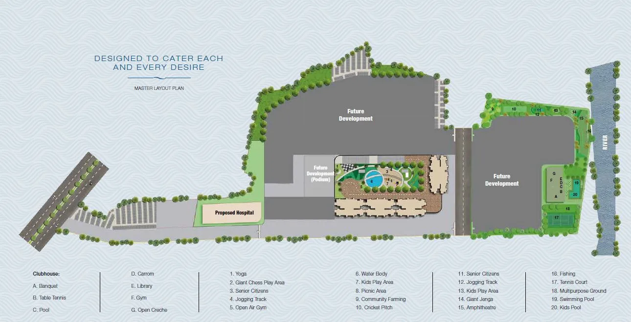 Poddar Riviera, Kalyan — floor plan 1
