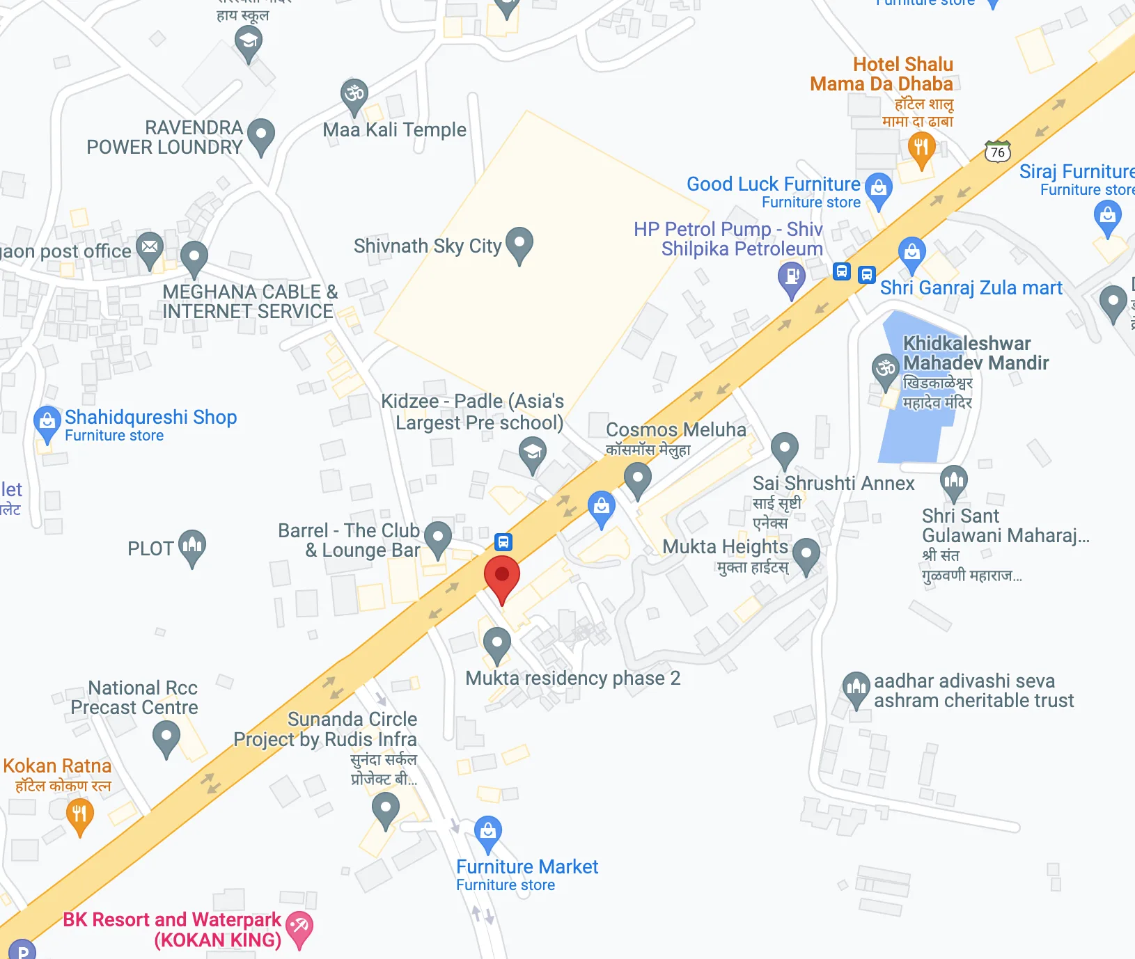 Mukta Residency - phase II, Kalyan — floor plan 2