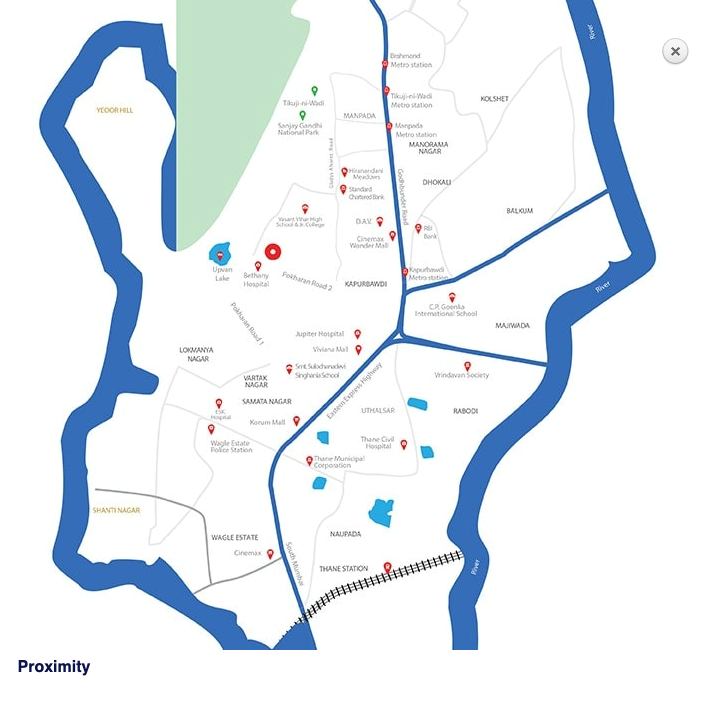 Mahavir Spring - Tulip, Thane West — floor plan 2