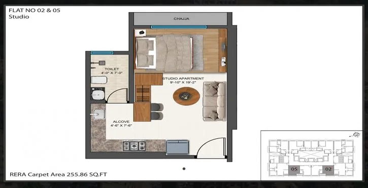 Mayfair Sara, Powai — floor plan 1