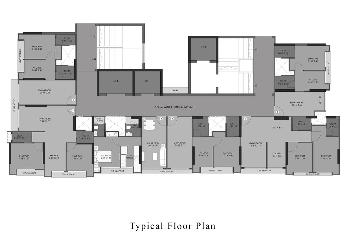 Labdhi Seabreeze, Wadala — floor plan 1