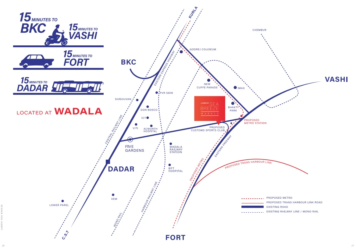 Labdhi Seabreeze, Wadala — floor plan 2
