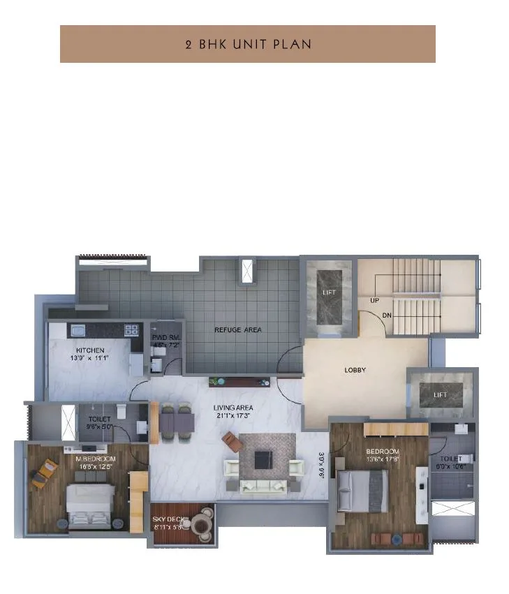 Arkade Rise, Carmichael Road — floor plan 1