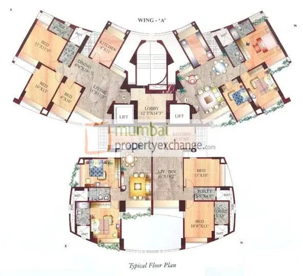 Blue Mountain, Malad East — floor plan 1